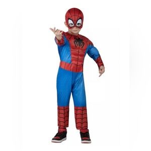 Spider-man Spidey Amazing Friends Size (3T-4T) Toddler Muscle Padded Costume